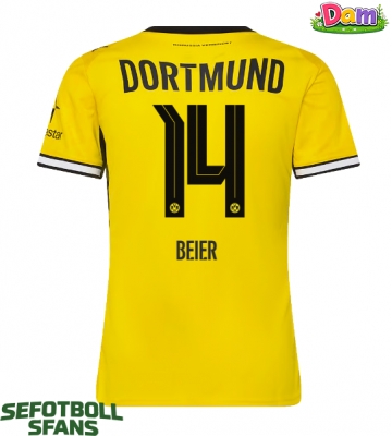 Borussia Dortmund Maximilian Beier #14 Hemmatröja Kvinnor 2026-27 Kortärmad